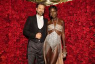 Jodie Turner-Smith and Joshua Jackson at the 2022 Met Gala (Image via Getty)